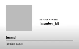 NEA membership card template