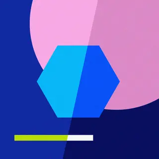 Abstract illustration representing color contrast