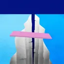 Abstract image of a gap being bridged