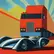 Truck and Sports Car Graphic