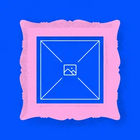 Missing image graphic surrounded by a picture frame