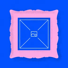 Missing image graphic surrounded by a picture frame