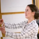anna kassinger leading a workshop