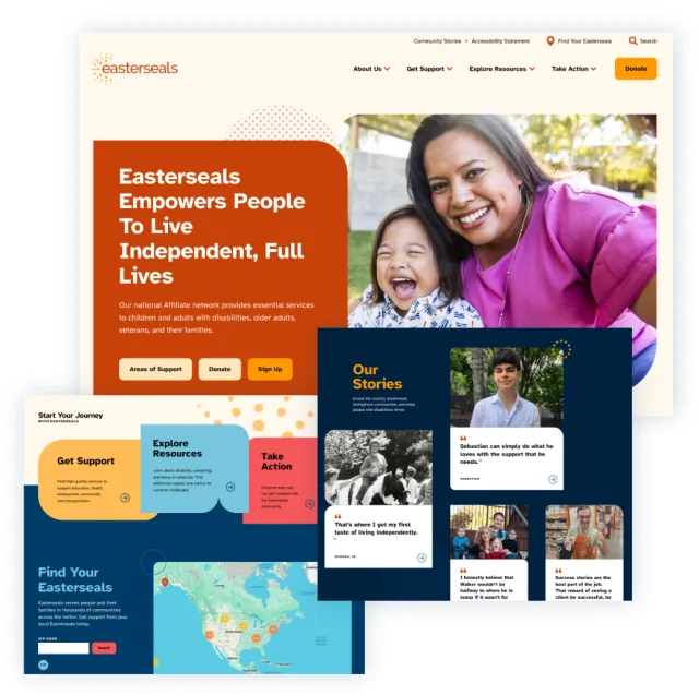 new easterseals.com website design