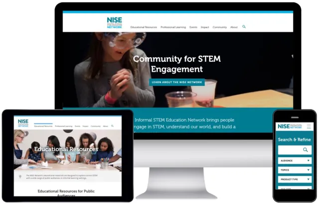 NISE screenshots on devices