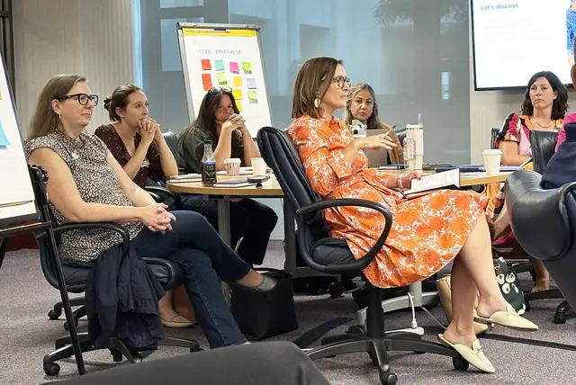 Event attendees sitting